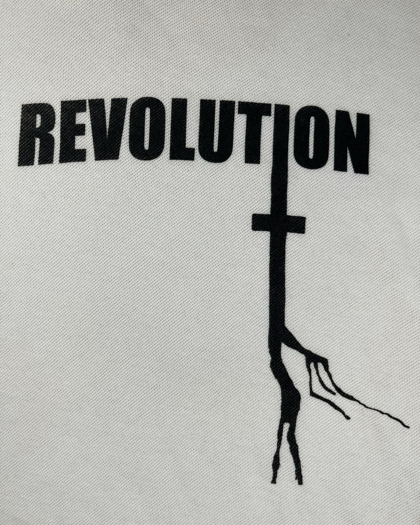 Raf Simons SS02 Revolution Mesh Tee Limited Edition Rare